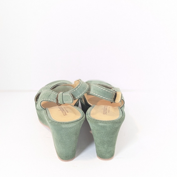 NWOT Sundance suede wedge sandals - Picture 7 of 16